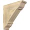 Ekena Millwork Traditional Traditional Rough Sawn Bracket, Douglas Fir, 4"W x 14"D x 14"H BKT04X14X14TRA01RDF - alternate 1